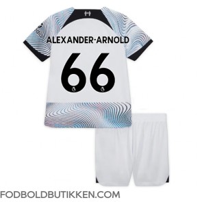 Liverpool Alexander-Arnold #66 Udebanetrøje Børn 2022-23 Kortærmet (+ Korte bukser)